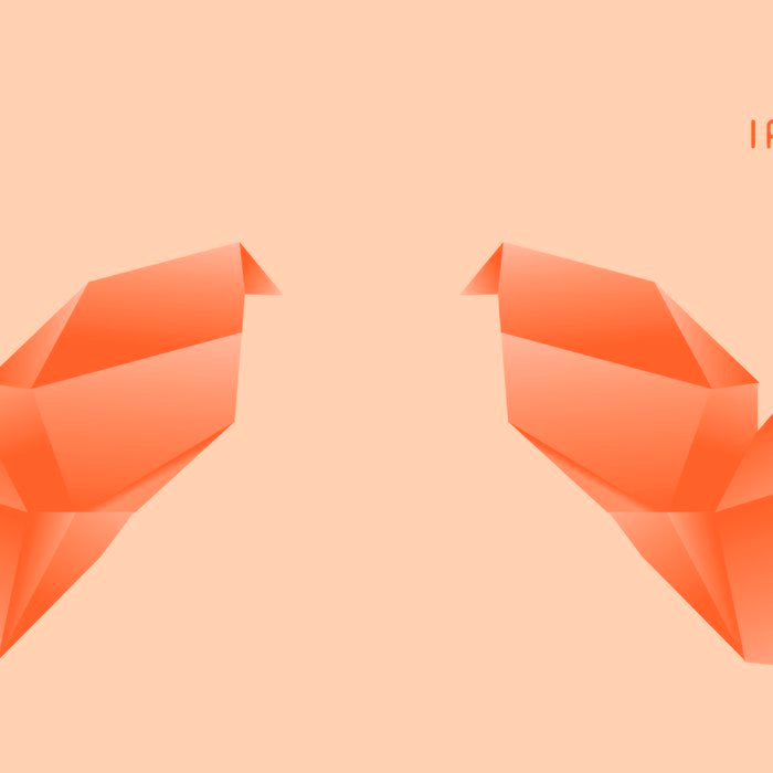 Allergic to Nuts - Origami Orange Squirrel Coffee Mug Gallery Image 2