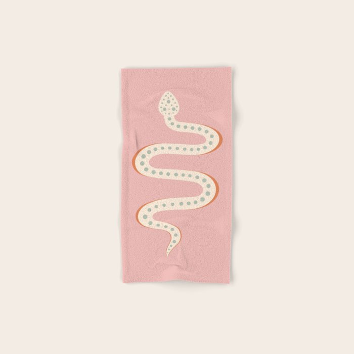 Minimal Snake XXXVIII Bath Towel Gallery Image 1