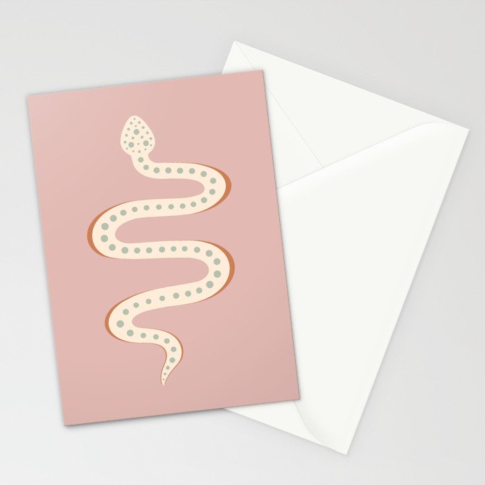 Minimal Snake XXXVIII Stationery Card Gallery Image 2