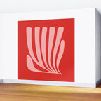 Coral Leaf: Paper Cutouts Matisse Edition Wall Mural Gallery Image 2