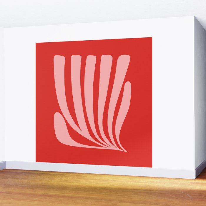 Coral Leaf: Paper Cutouts Matisse Edition Wall Mural Gallery Image 2