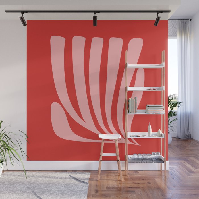 Coral Leaf: Paper Cutouts Matisse Edition Wall Mural Gallery Image 1