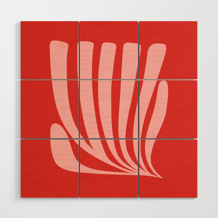 Coral Leaf: Paper Cutouts Matisse Edition Wood Wall Art Gallery Image 1