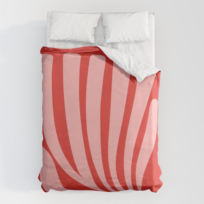 Coral Leaf: Paper Cutouts Matisse Edition Duvet Cover Gallery Image 1