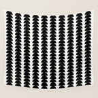 Maude Pattern - Black and White Wall Tapestry Gallery Image 4