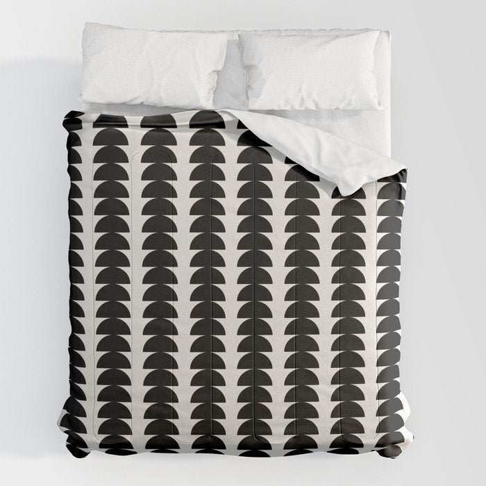 Maude Pattern - Black and White Comforter Gallery Image 2