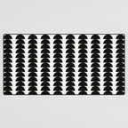 Maude Pattern - Black and White Desk Mat Gallery Image 3