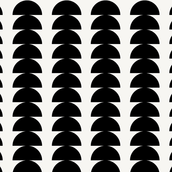 Maude Pattern - Black and White Coffee Mug Gallery Image 2