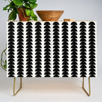 Maude Pattern - Black and White Credenza Gallery Image 1