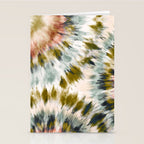 Mosaic tie dye 45B Stationery Card Gallery Image 2