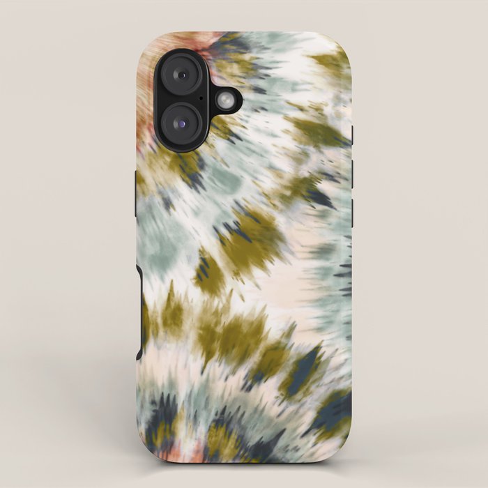 Mosaic tie dye 45B iPhone Case Gallery Image 1