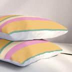 Classic Stripes XIX - Boho Vintage Pillow Sham Gallery Image 3