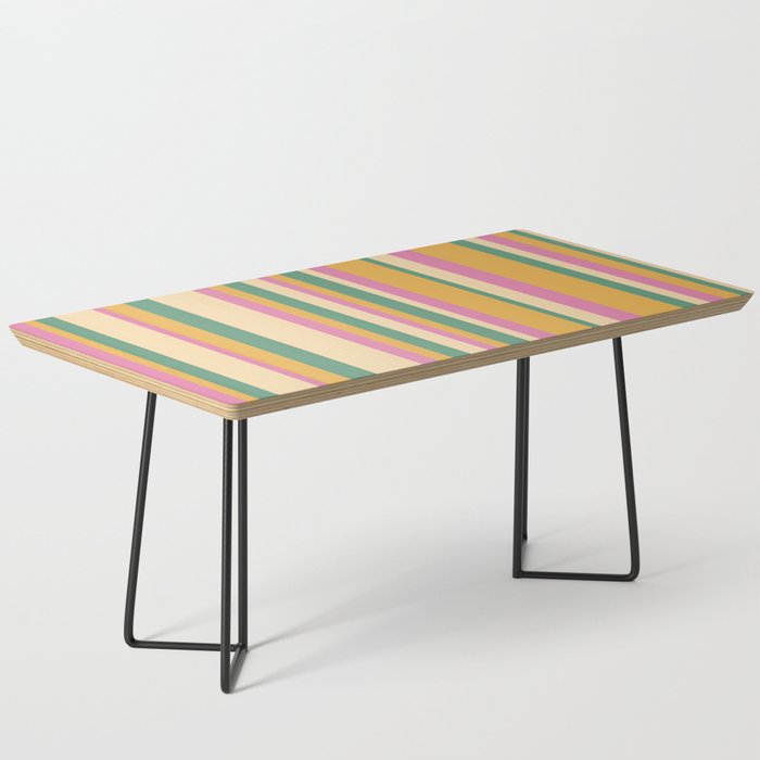 Classic Stripes XIX - Boho Vintage Coffee Table Gallery Image 1