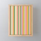 Classic Stripes XIX - Boho Vintage Mini Art Print Gallery Image 1