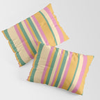 Classic Stripes XIX - Boho Vintage Pillow Sham Gallery Image 3