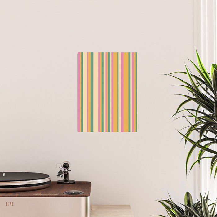 Classic Stripes XIX - Boho Vintage Poster Gallery Image 2
