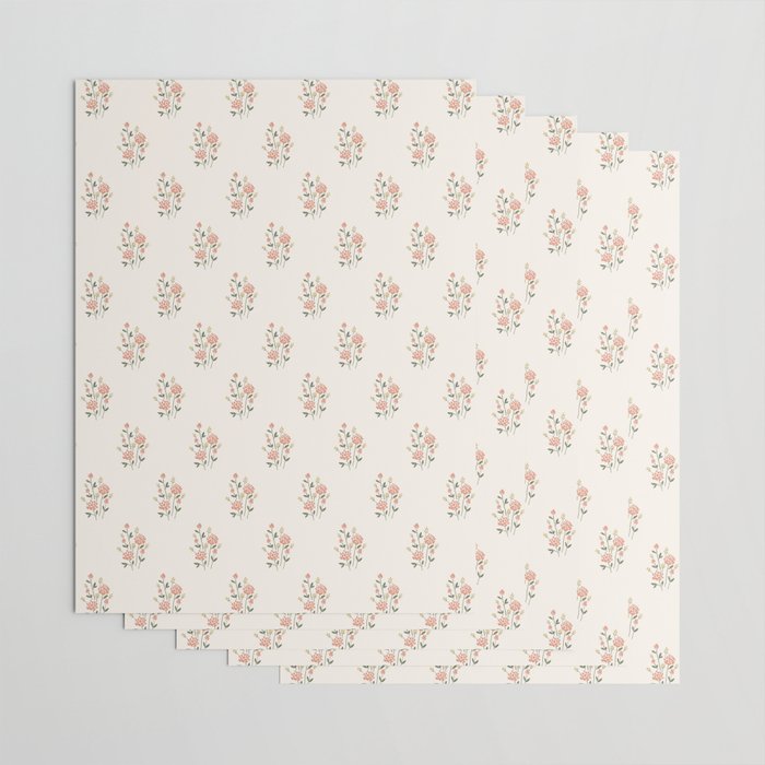 Wildflowers - Blush Wrapping Paper Gallery Image 3