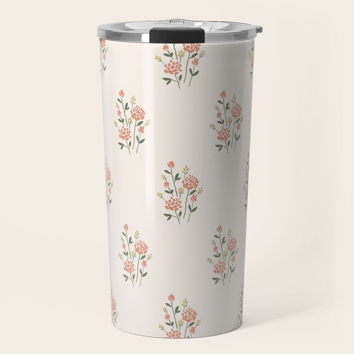 Wildflowers - Blush Travel Mug Gallery Image 1