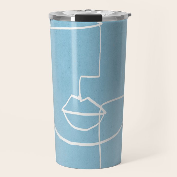 Abstract line art 38 Travel Mug Gallery Image 1