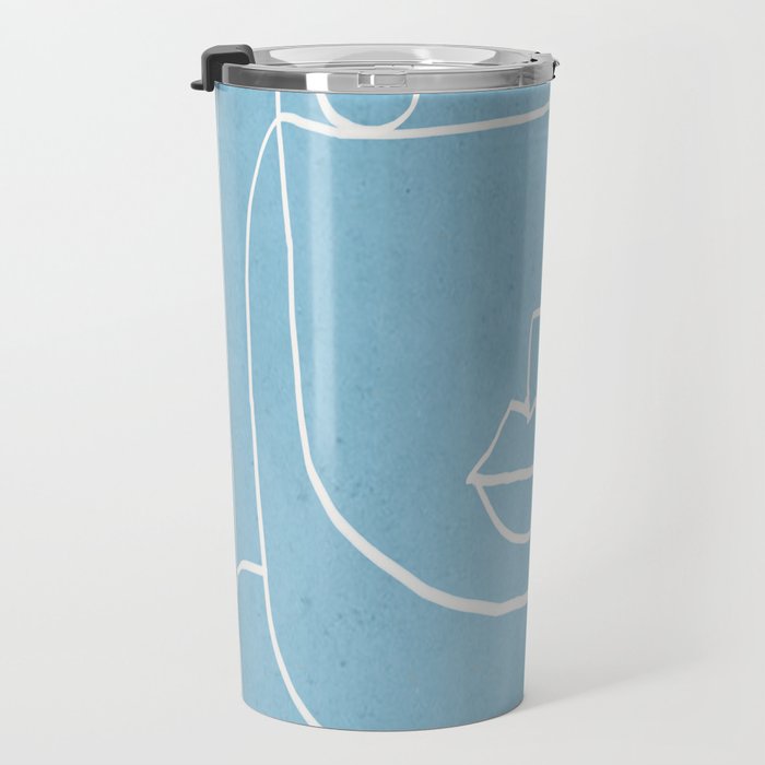 Abstract line art 38 Travel Mug Gallery Image 3