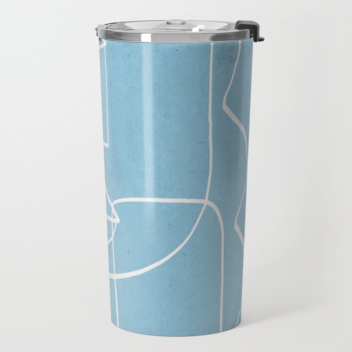 Abstract line art 38 Travel Mug Gallery Image 2