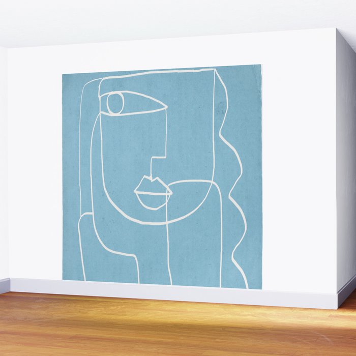 Abstract line art 38 Wall Mural Gallery Image 2