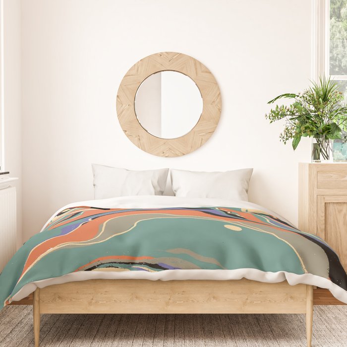 Liquid marble I Duvet Cover Gallery Image 3
