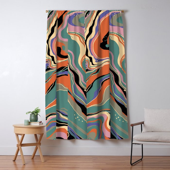 Liquid marble I Window Curtain Gallery Image 5