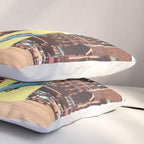 She's arrived (Giant woman & UFO) Pillow Sham Gallery Image 3