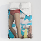 She's arrived (Giant woman & UFO) Comforter Gallery Image 6