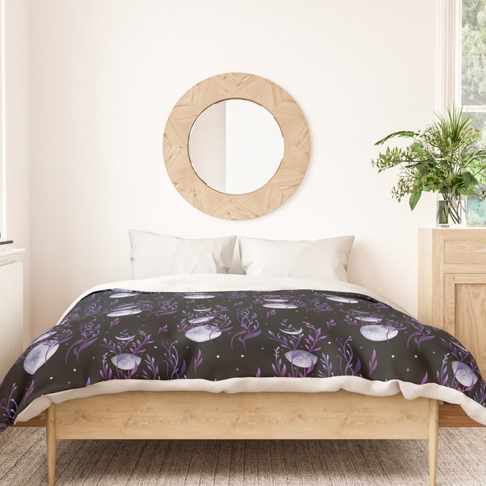 Phase & Grow - Purple Duvet Cover Gallery Image 3