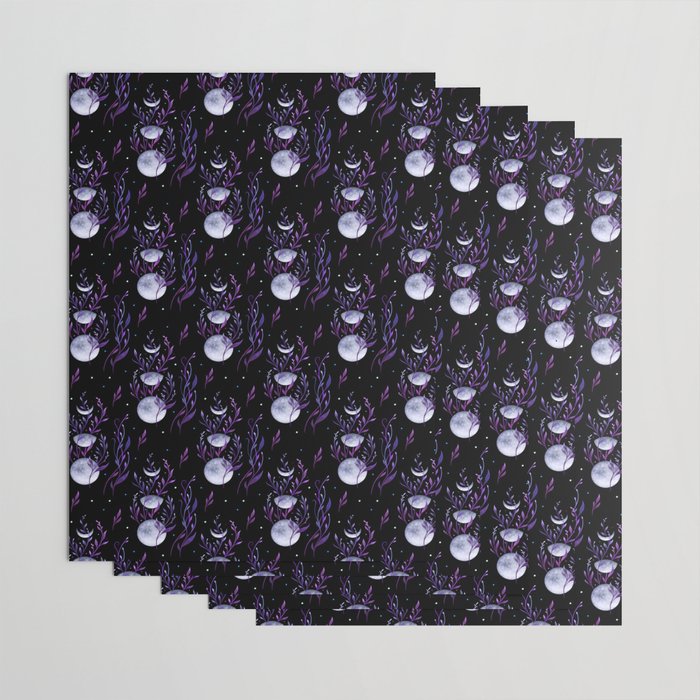 Phase & Grow - Purple Wrapping Paper Gallery Image 3