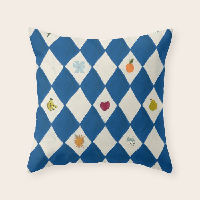 Ta-Te-Ti Throw Pillow Gallery Image 1