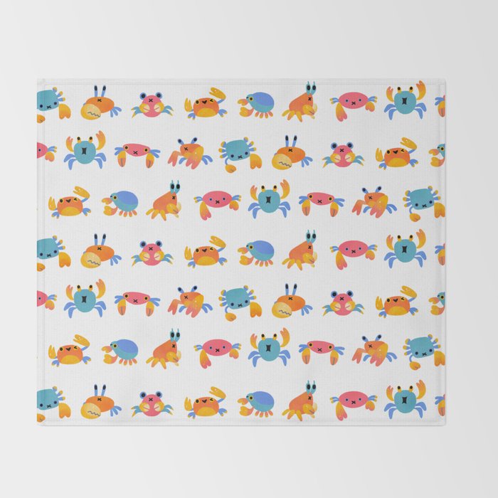 Crab Throw Blanket Gallery Image 2
