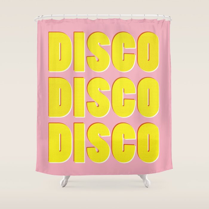 DISCO DISCO DISCO Shower Curtain Gallery Image 1