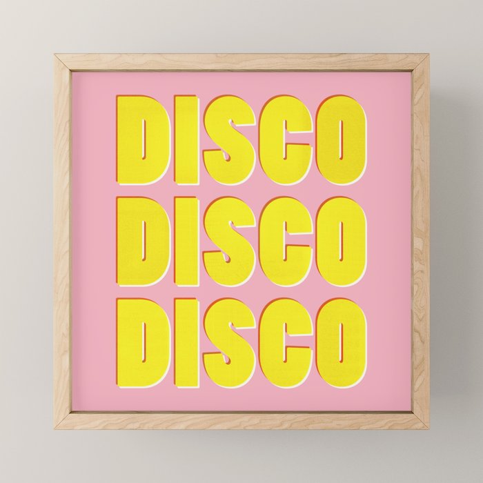 DISCO DISCO DISCO Mini Art Print Gallery Image 1