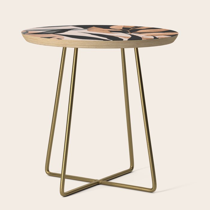 Abstract Art Tropical Leaves 115 Side Table Gallery Image 1