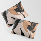 Abstract Art Tropical Leaves 115 Pillow Sham Gallery Image 3