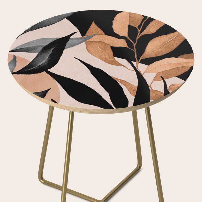 Abstract Art Tropical Leaves 115 Side Table Gallery Image 2