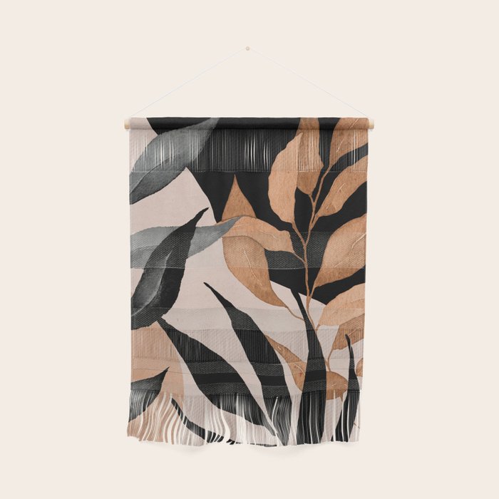 Abstract Art Tropical Leaves 115 Wall Hanging Gallery Image 1
