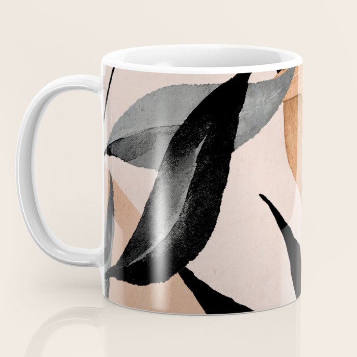 Abstract Art Tropical Leaves 115 Coffee Mug Gallery Image 3