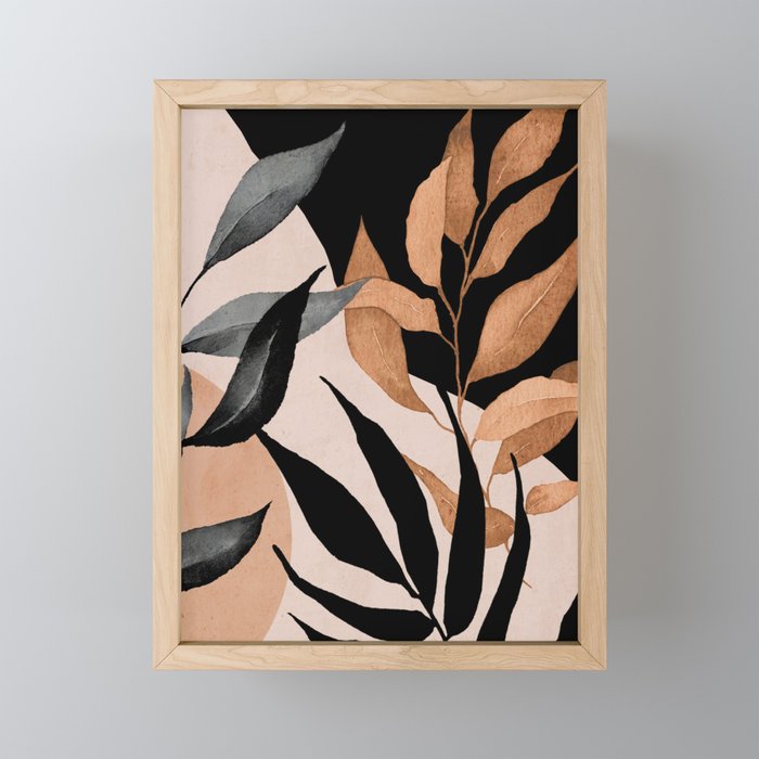 Abstract Art Tropical Leaves 115 Mini Art Print Gallery Image 1