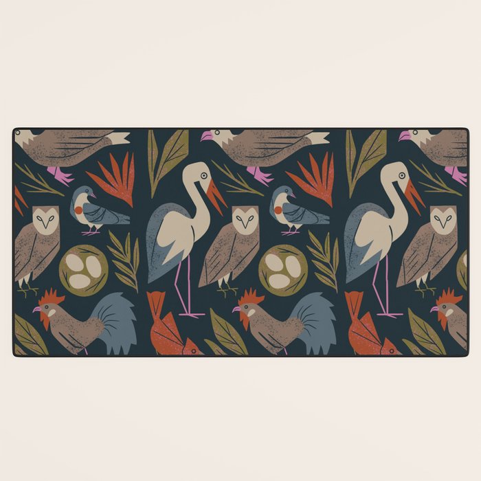 Bird Friends Desk Mat Gallery Image 3