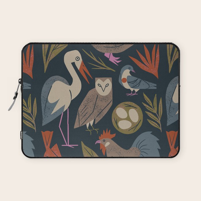 Bird Friends Laptop Sleeve Gallery Image 1