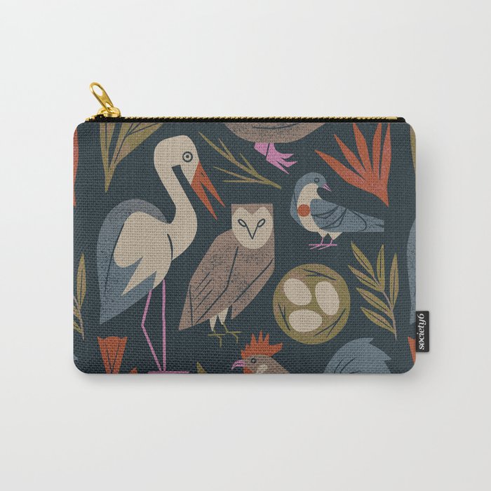 Bird Friends Carry All Pouch Gallery Image 1