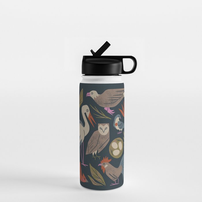 Bird Friends Water Bottle Gallery Image 1
