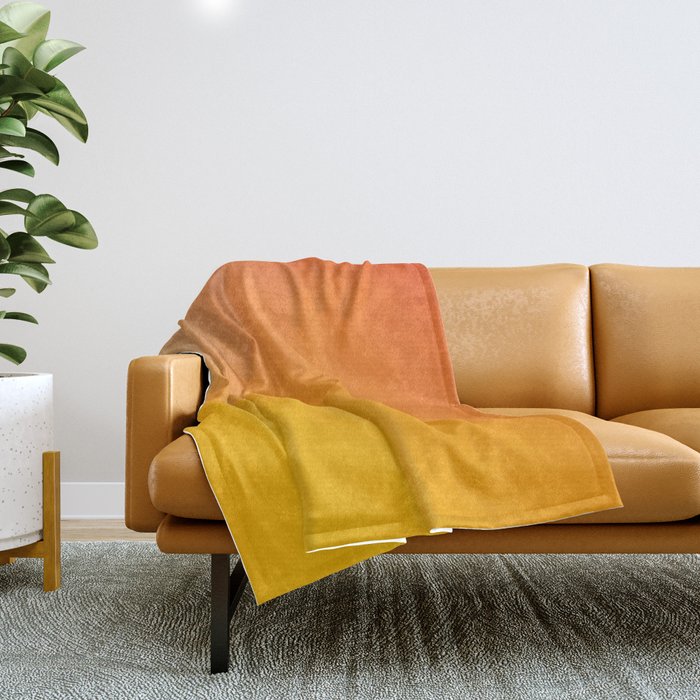 Metamorphosis 7 Sunkissed  Throw Blanket Gallery Image 1