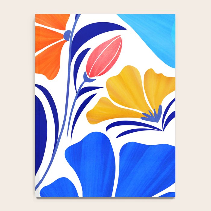 Modern Garden Party Floral Illustration Notebook Gallery Image 4