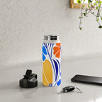 Modern Garden Party Floral Illustration Water Bottle Gallery Image 4