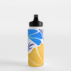 Modern Garden Party Floral Illustration Water Bottle Gallery Image 3